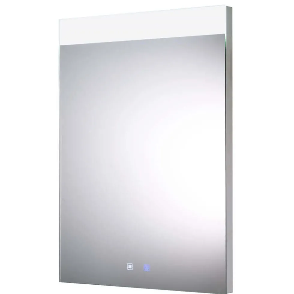 Harbour Identity LED Mirror with Demister Pad & Infrared Touch Button - 500 x 700mm