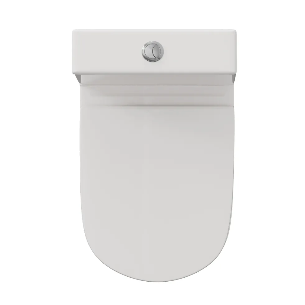 Harbour Identity Rimless Close Coupled Toilet & Soft Close Seat