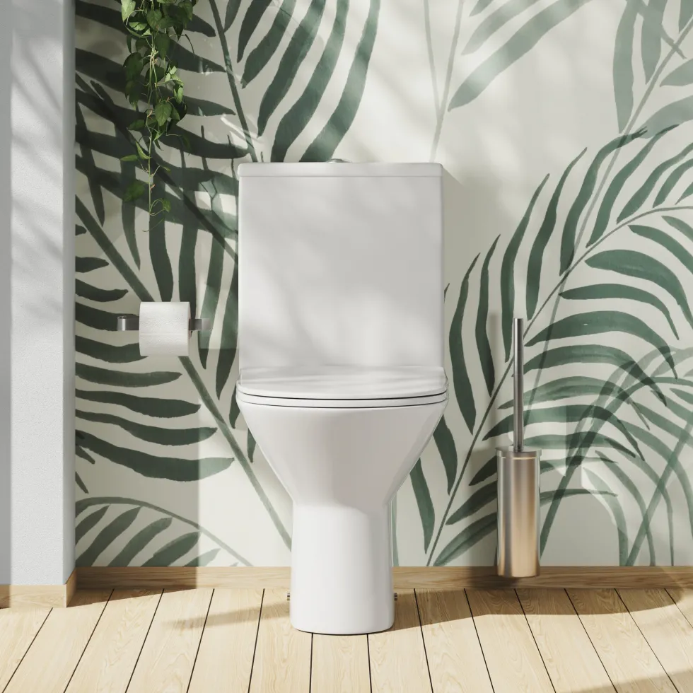 Harbour Identity Rimless Close Coupled Toilet & Soft Close Seat