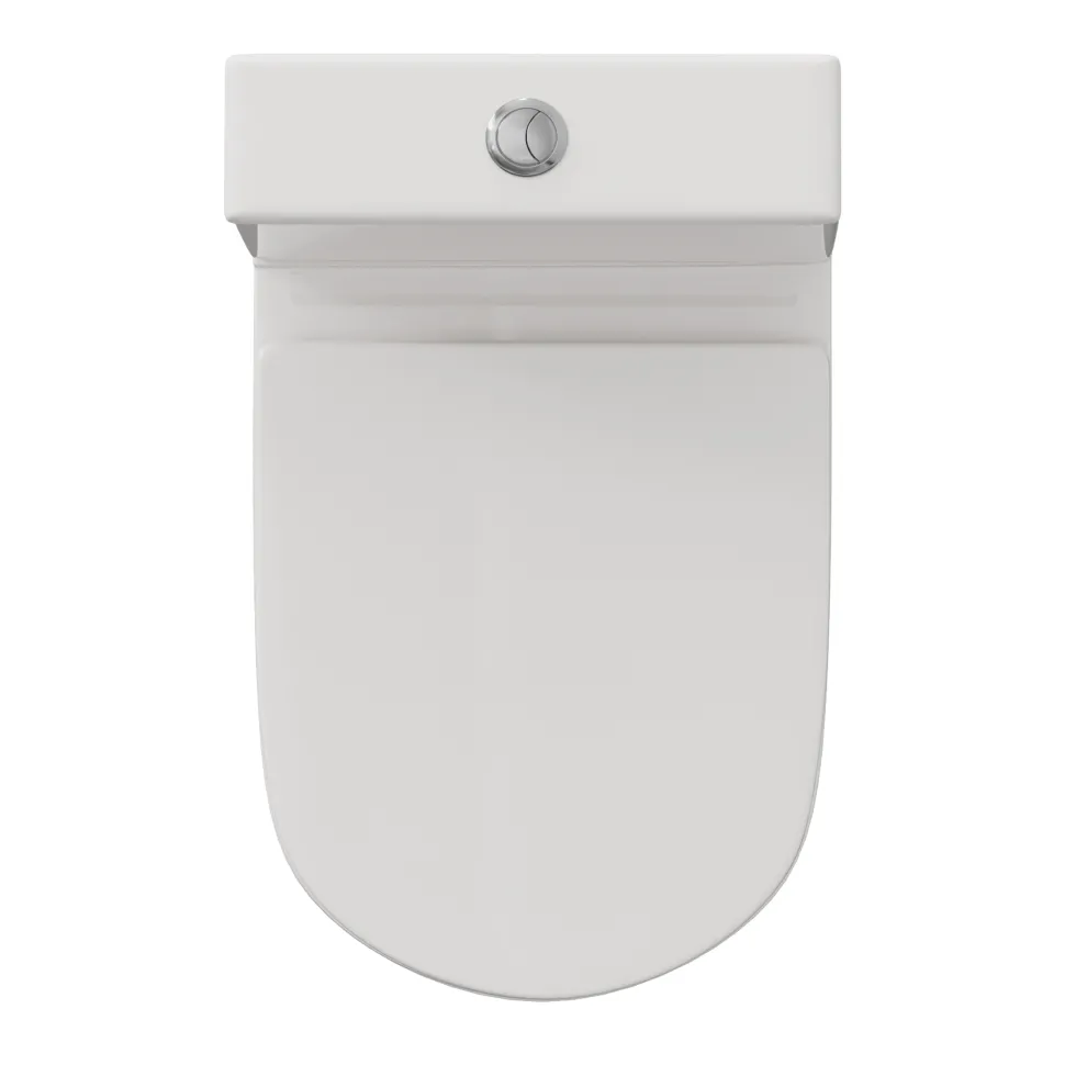 Harbour Identity Rimless Close Coupled Toilet & Soft Close Seat