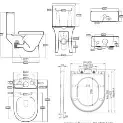 Harbour Identity Rimless Toilet & Basin Bathroom Suite