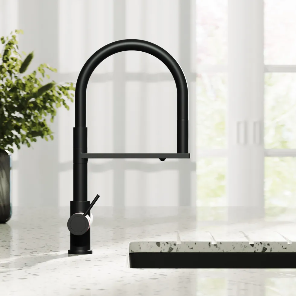 Harbour 4-in-1 Flexi Spout Instant Boiling Water Tap with WRAS-Approved Digital Boiler & Filter