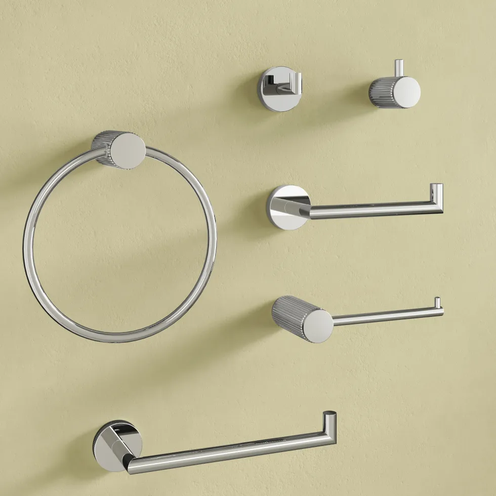 Harbour Knurled Toilet Roll Holder