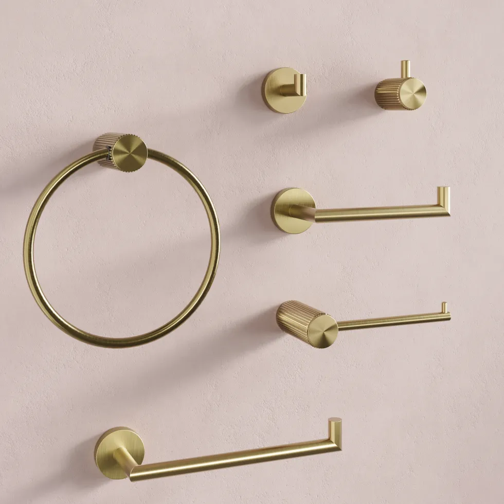 Harbour Knurled Toilet Roll Holder