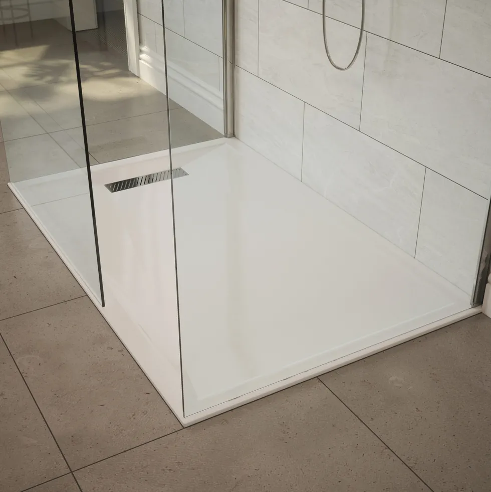 Harbour Linear 25mm Luxury Stone Rectangular Shower Tray - 9 Sizes