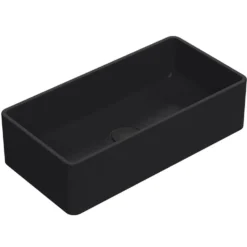 Harbour Rectangular Matt Finish Countertop Basin - 465 x 235mm