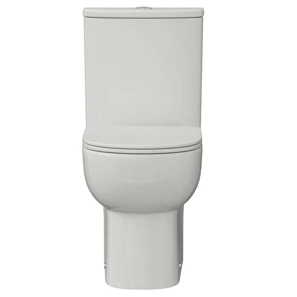 Harbour Serenity Rimless Back To Wall Close Coupled Toilet with Soft Close Seat
