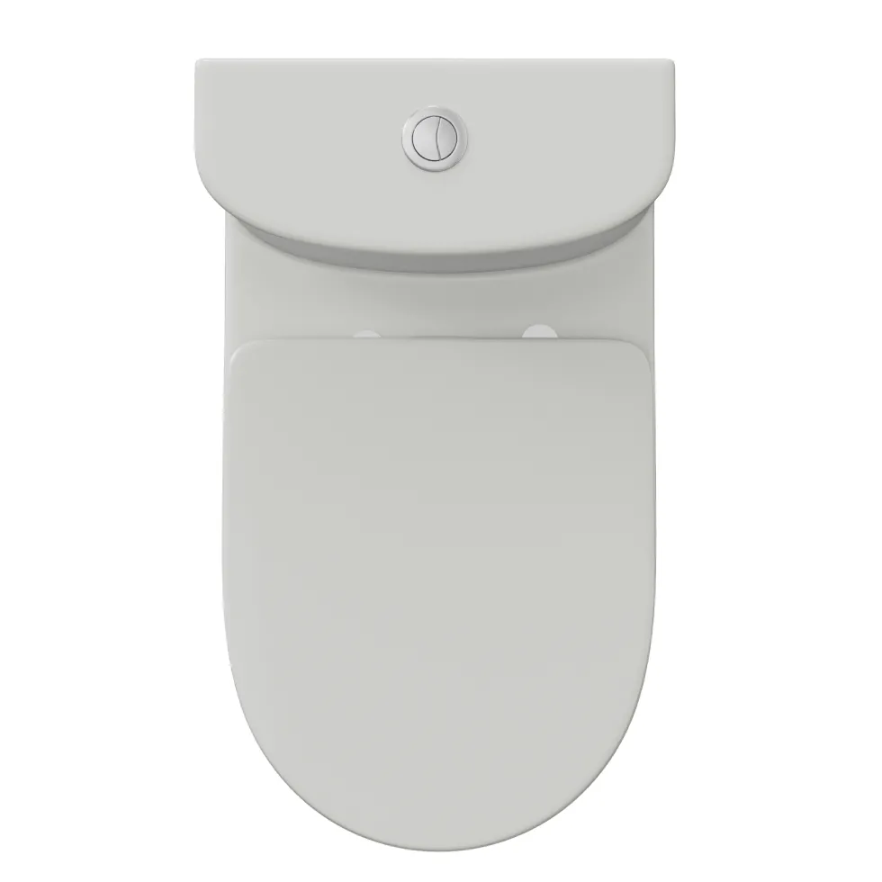 Harbour Serenity Rimless Back To Wall Close Coupled Toilet with Soft Close Seat