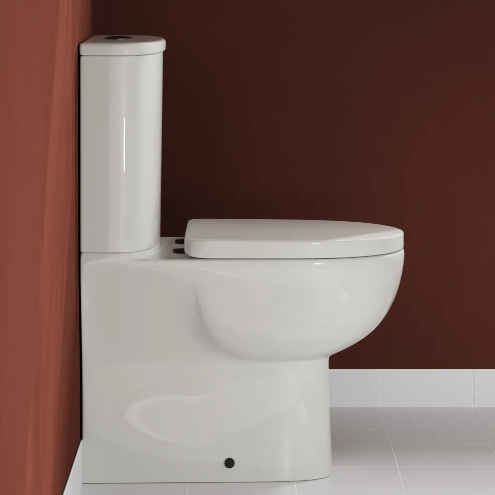Harbour Serenity Rimless Back to Wall Comfort Height Toilet with Cistern & Soft Close Seat