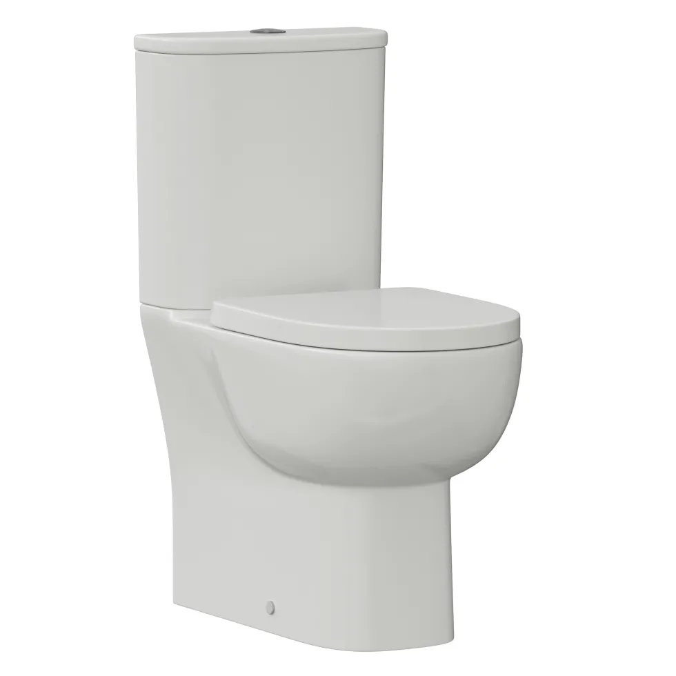 Harbour Serenity Rimless Back to Wall Comfort Height Toilet with Cistern & Soft Close Seat