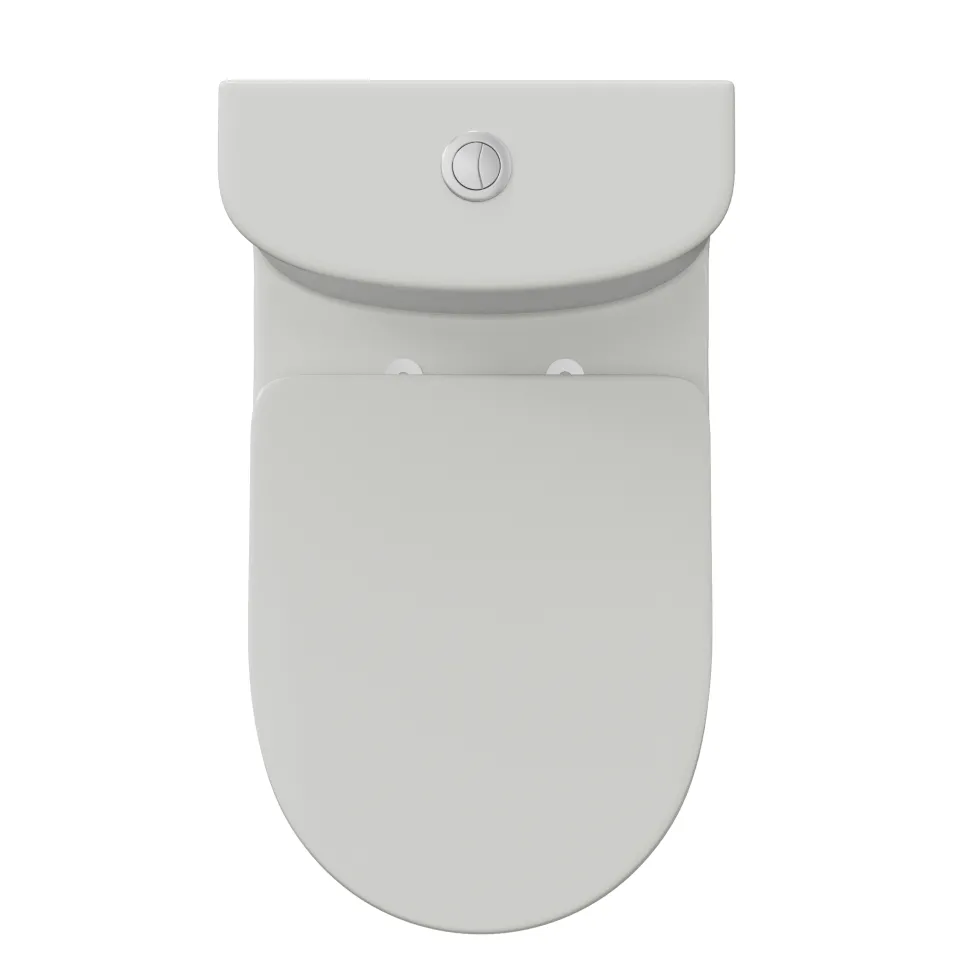 Harbour Serenity Rimless Back to Wall Comfort Height Toilet with Cistern & Soft Close Seat