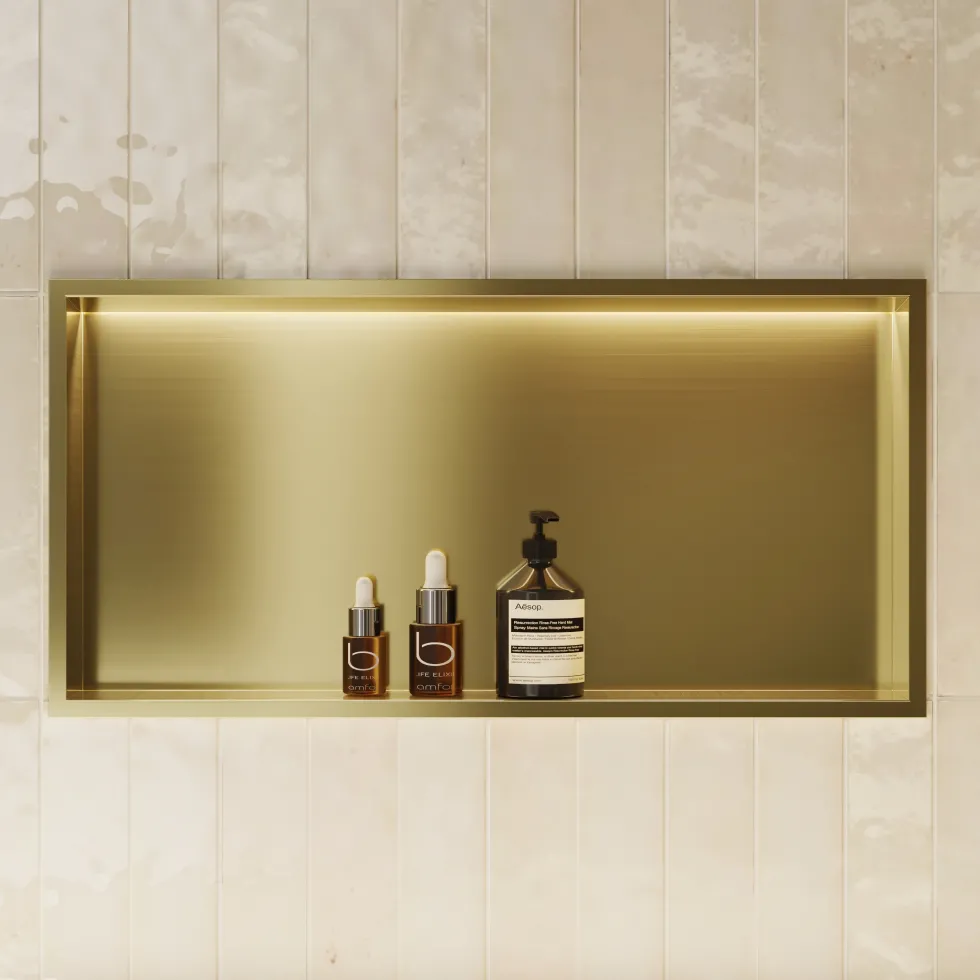 Harbour Shower Niche with LED Light Strip - 610 x 305mm