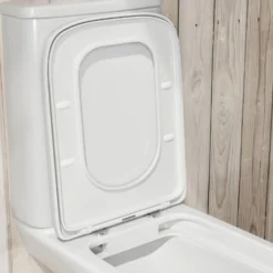 Harbour Soft Close Square Wrap Over Toilet Seat With Quick Release Hinges