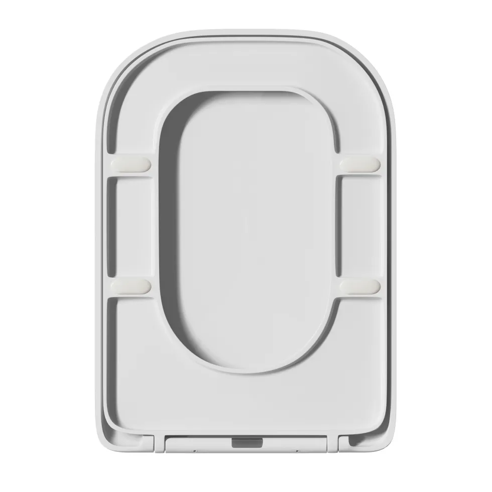 Harbour Soft Close Square Wrap Over Toilet Seat With Quick Release Hinges