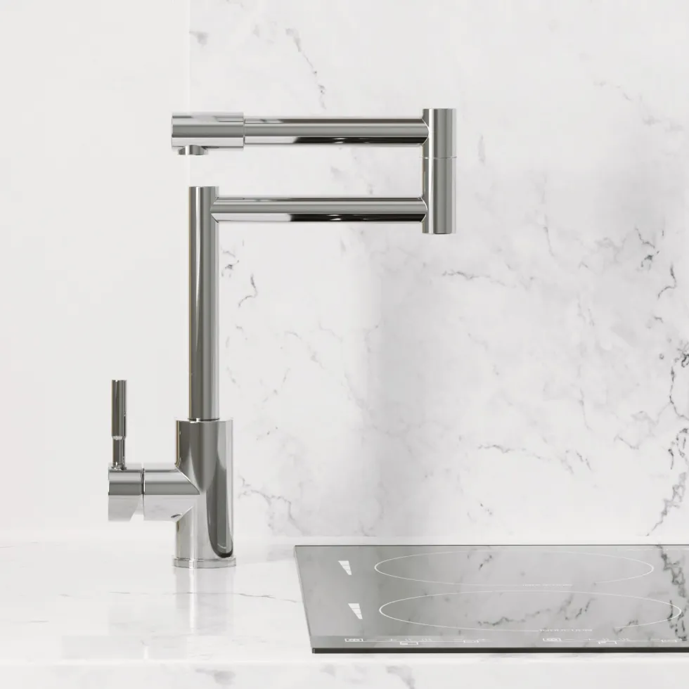 Harbour Stature Deck Mounted Pot Filler Kitchen Tap