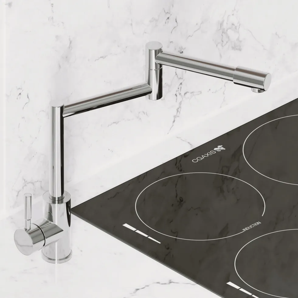 Harbour Stature Deck Mounted Pot Filler Kitchen Tap