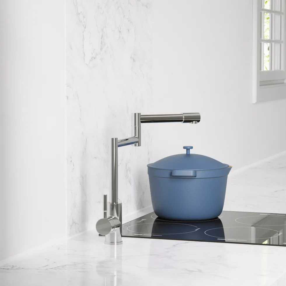 Harbour Stature Deck Mounted Pot Filler Kitchen Tap