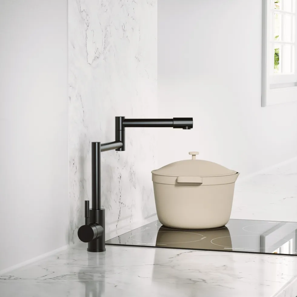 Harbour Stature Deck Mounted Pot Filler Kitchen Tap