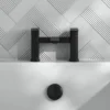 Harbour Status Deck Mounted Bath Filler - Matt Black
