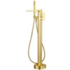 Harbour Status Floorstanding Bath Shower Mixer Tap - Brushed Brass