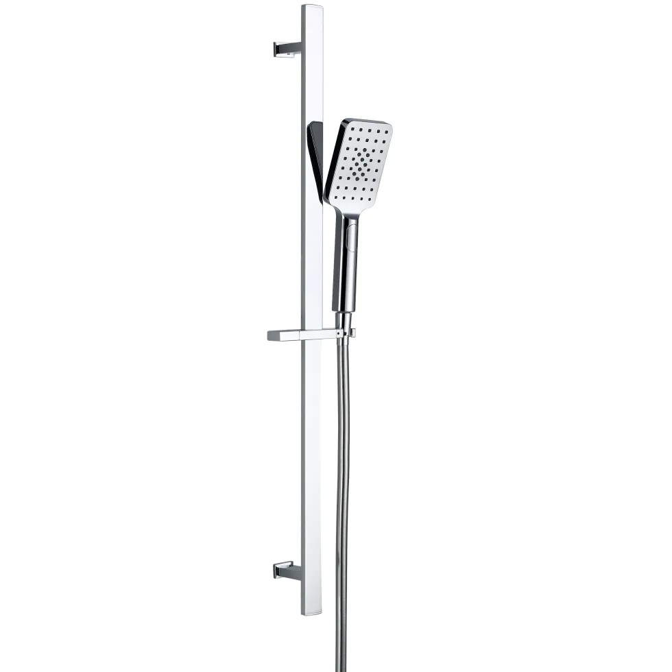Harbour Status Slide Rail Shower Kit with Shower Handset & Hose - Chrome