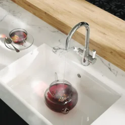 Harbour Traditional 3-in-1 Instant Boiling Water Tap with WRAS-Approved Digital Boiler & Filter - Chrome