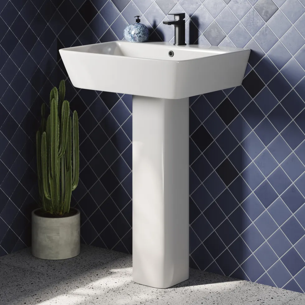 Harbour Unity 560mm Basin & Full Pedestal