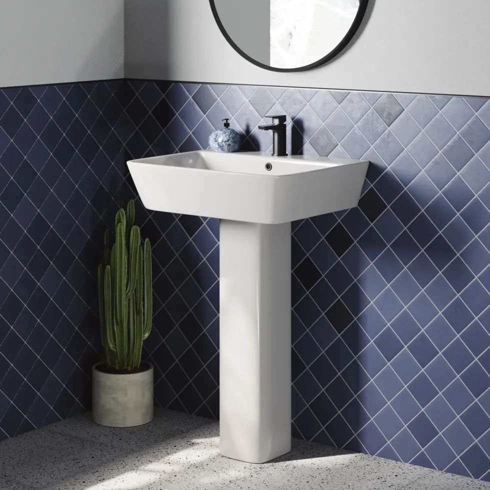 Harbour Unity 560mm Basin & Full Pedestal