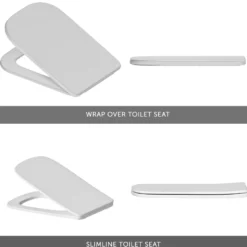 Harbour Unity Rimless Back to Wall Toilet & Soft Close Seat