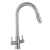 Harbour Vibe PRO Pull Out Kitchen Spray Tap - Brushed Nickel