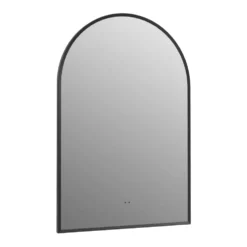 Harper LED Illuminated Arch Framed Mirror with Demister Pad & Colour Change Lights - 500 x 750mm