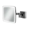 hib. Eclipse Square LED Illuminated Magnifying Mirror - 180 x 180mm