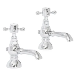 High Life Balmoral Pair Of Basin Pillar Taps
