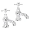 High Life Balmoral Pair Of Bath Pillar Taps