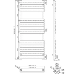 HIX Designer Heated Towel Rail