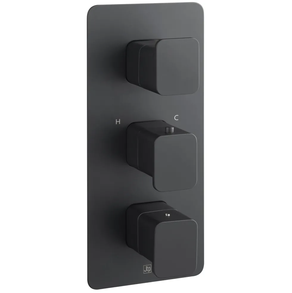 HIX 3 Handle 3 Outlet Concealed Thermostatic Vertical Shower Valve