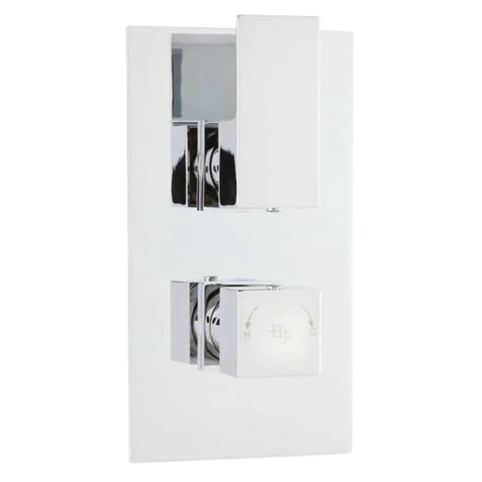 Hudson Reed Art Twin Concealed Thermostatic Shower Valve & Diverter