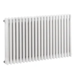 Hudson Reed Colosseum White Triple Column Traditional Radiator