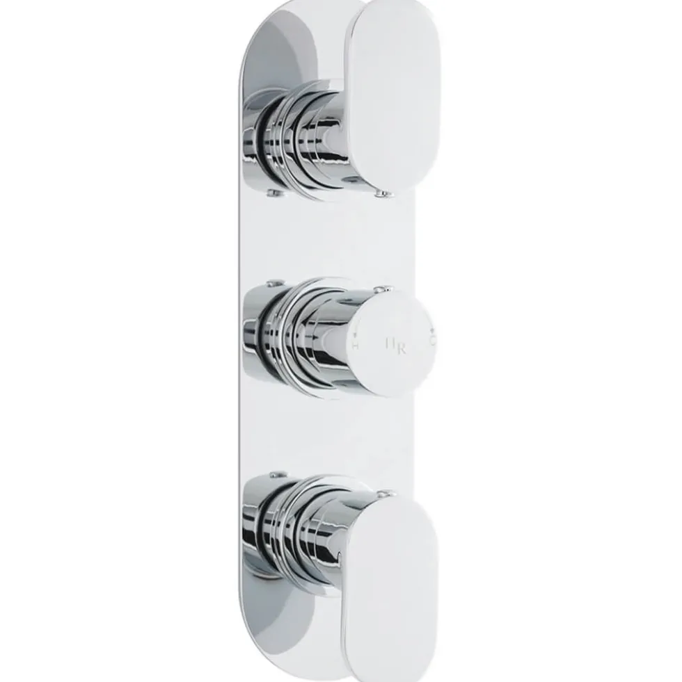Hudson Reed Reign Round 2 Outlet Concealed Thermostatic Shower Valve
