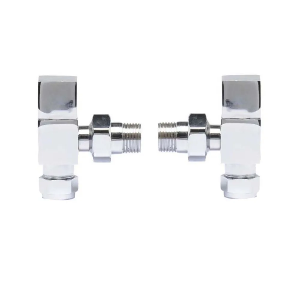 Hudson Reed Square Angled Radiator Valves