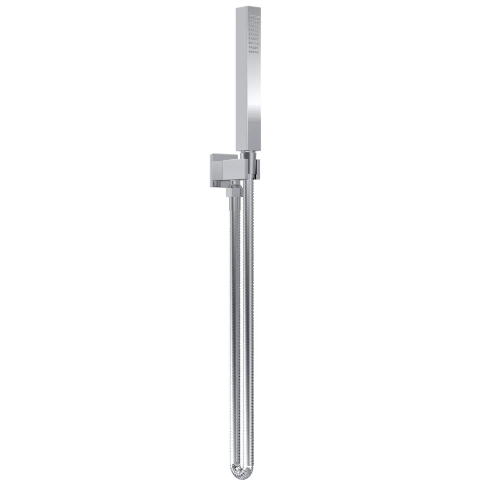 Hudson Reed Square Handset Holder With Built In Outlet