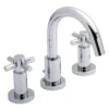 Hudson Reed Tec Crosshead 3 Hole Basin Mixer