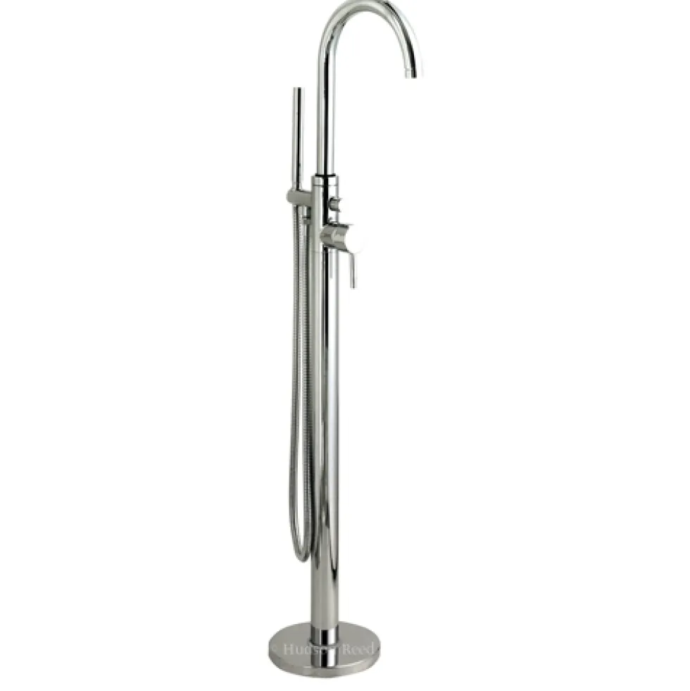 Hudson Reed Tec Elite Single Lever Floorstanding Bath Shower Mixer with Shower Kit