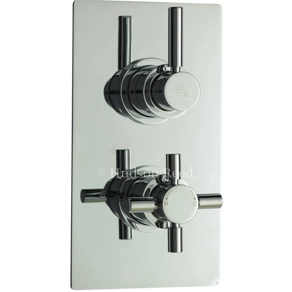 Hudson Reed Tec Pura 2 Outlet Concealed Thermostatic Shower Valve