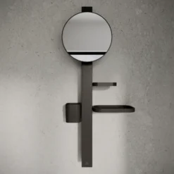 Ideal Standard Alu+ 200mm Magnifying Mirror & Beauty Bar