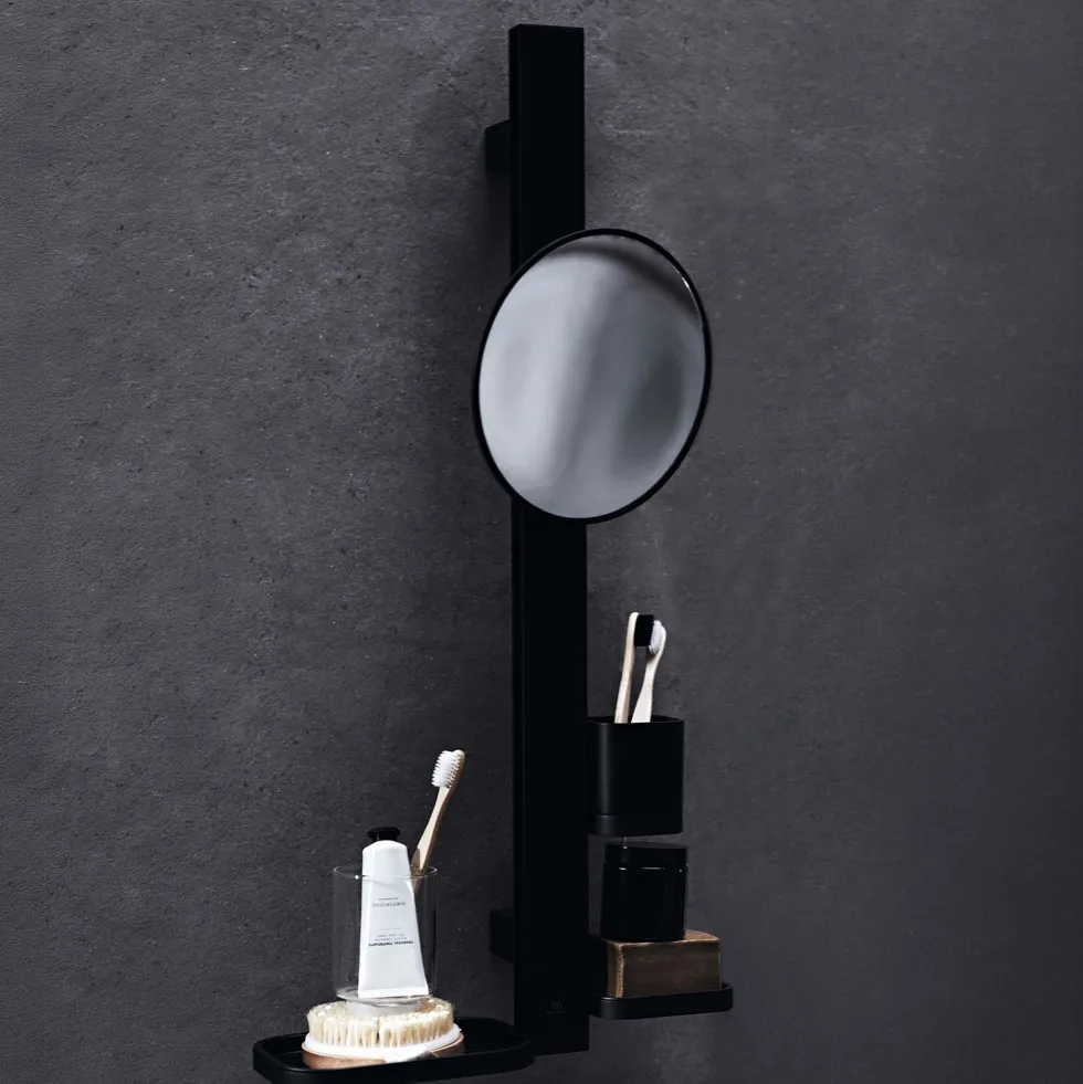 Ideal Standard Alu+ 200mm Magnifying Mirror & Beauty Bar