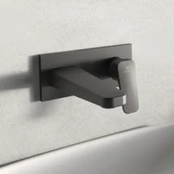 Ideal Standard Ceraplan Silk Black Wall Mounted Basin Mixer Tap