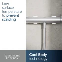 Ideal Standard Ceratherm Alu+ Exposed Thermostatic Bar Shower Valve