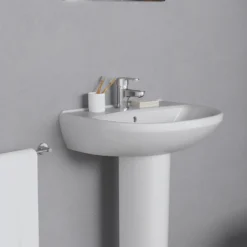 Ideal Standard Eurovit 550mm Basin & Full Pedestal
