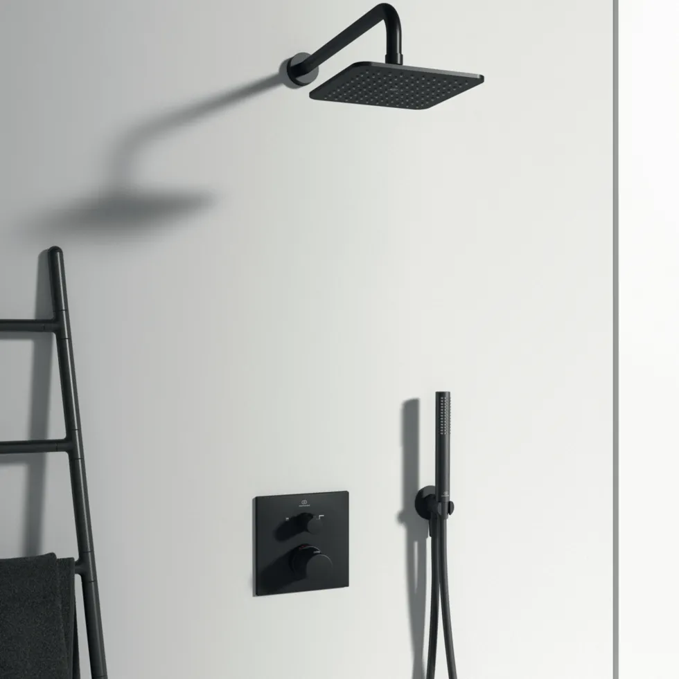 Ideal Standard Idealrain Round Fixed 400mm Wall Shower Arm